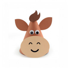 farm horse party hat