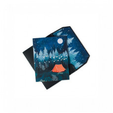 fold a2 card - camping