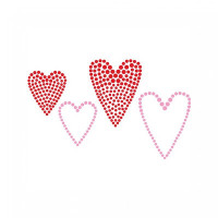 rhinestone heart rhinestone heart