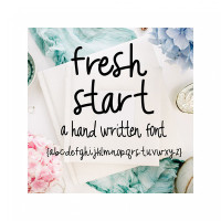 fresh start font