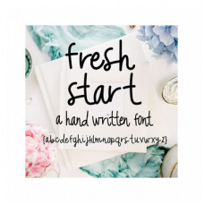 fresh start font