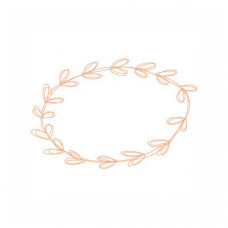 sketched oval wreath