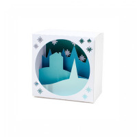 3d snowy scene
