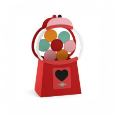 box card valentine gumball machine