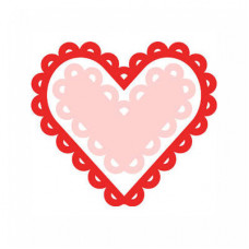 scalloped hearts