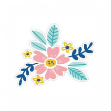 illustrated floral bouquet