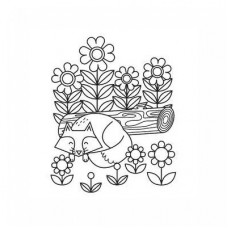 fox coloring page