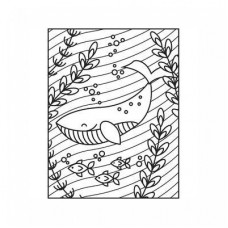 whale coloring page