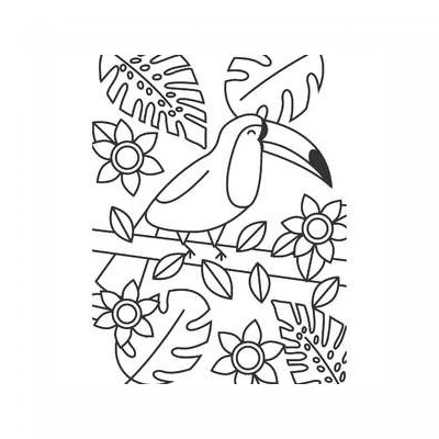 toucan coloring page