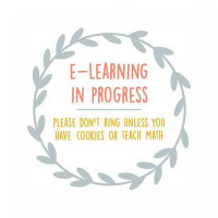 e-learning in progress