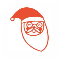 cute santa face cute santa face