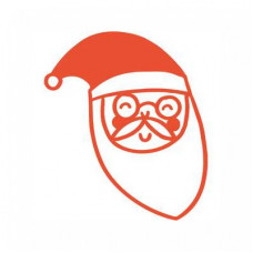 cute santa face