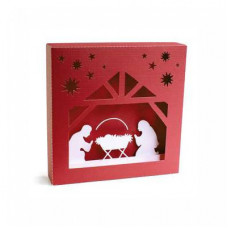 christmas manger shadowbox
