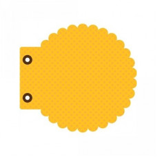 circle scalloped mini album