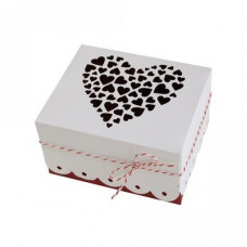 hearts cluster box with lid