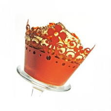flower bed cupcake wrapper