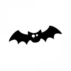 halloween garland  bat