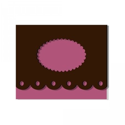 window card - scalloped