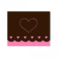 scalloped card - hearts scalloped card - hearts