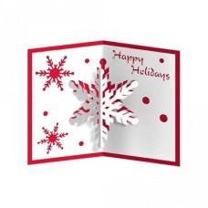 snowflake popup card