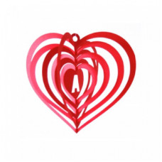 heart spinner 3d decoration
