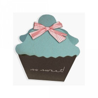 3d cupcake favor box - cherry on top 3d cupcake favor box - cherry on top
