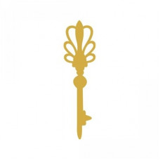 art deco ornate key