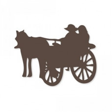 horse carriage couple