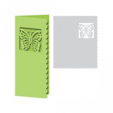 long butterfly card