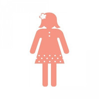 girl with flower
