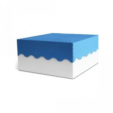 box with wavy slip lid