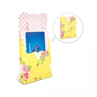 sliding gift card holder: bracket