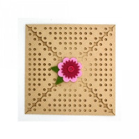 card wrap square-polka dots