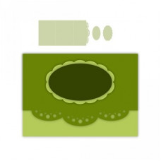 lacey scallop edged card