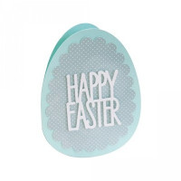 egg-shaped easter card