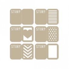 divided 'story' 4x6 life cards