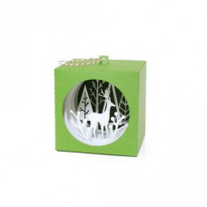 deer cube ornament