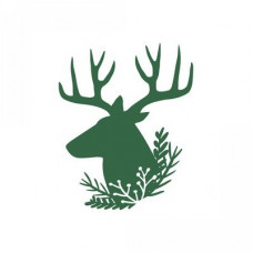 deer with foliage