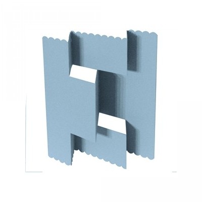 trifold scalloped card
