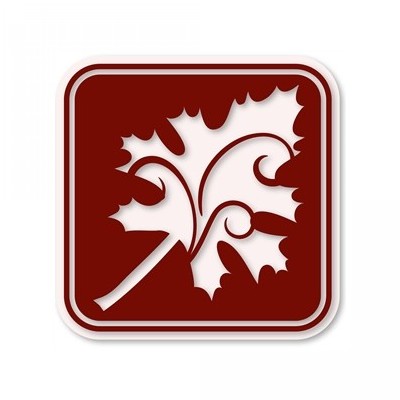single oak leaf tile