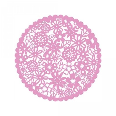 scalloped flower circle