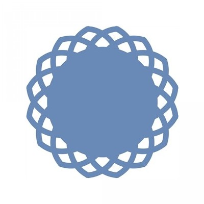 simple woven doily