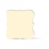 fancy bracket square card blank