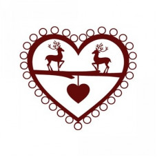 nordic reindeer heart