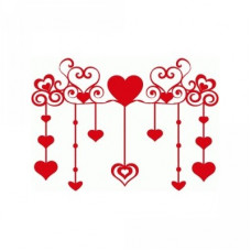 hearts and swirls