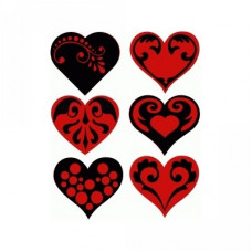 damask hearts