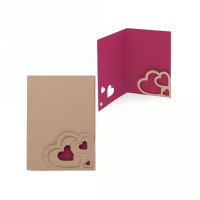 card triple heart corner pocket card triple heart corner pocket