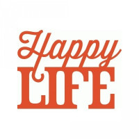 'happy life' phrase