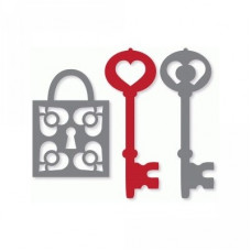 heart lock + keys