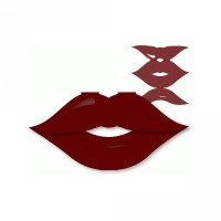 card - trifold lips